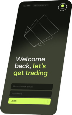 UUltima Markets Trading App Login Page in Mobile