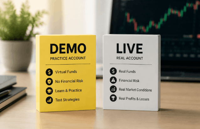 Demo account vs live account. - Ultima Markets